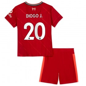 Fußballtrikots Liverpool Diogo Jota 20 Kinder 2021-2022 Kurzarm Heimtrikotsatz kaufen 